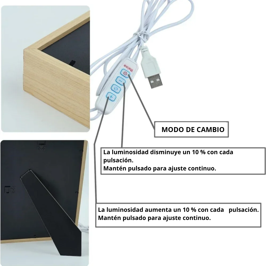 Cuadro LED Guerrero Legendario